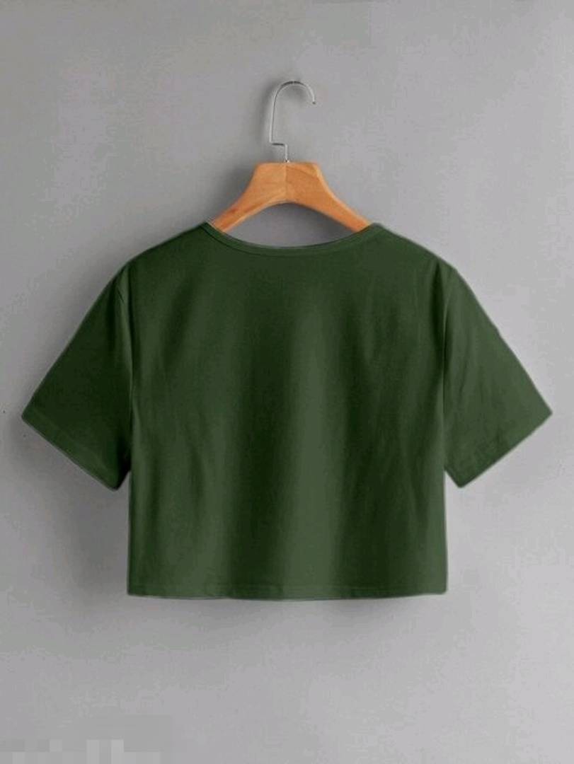 Trendy Cotton Solid Womens Tops